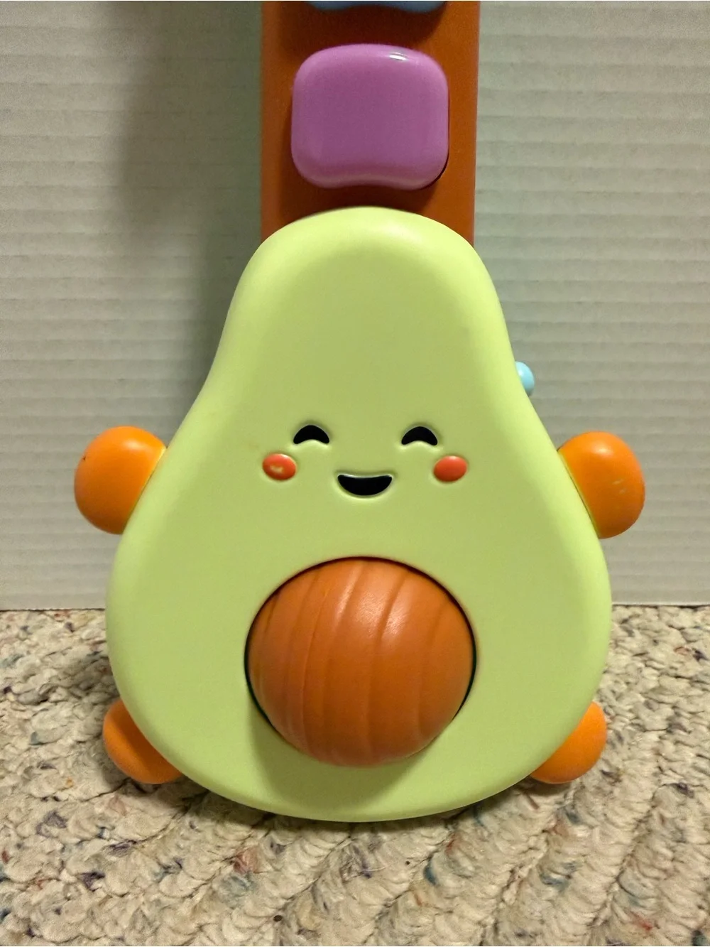 Skip Hop Avocado Guitar, Infant Learning Toy-tested